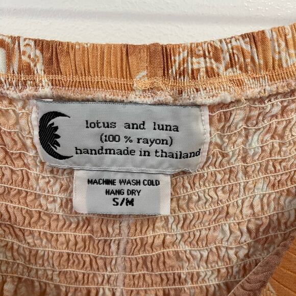 Lotus and Luna Pants Womens Small Medium Harem Boho Hippie - Picture 5 of 5